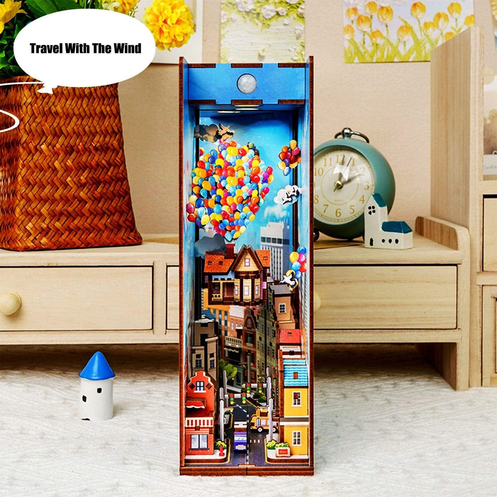Up! Travel with The Wind DIY Book Nook Kit